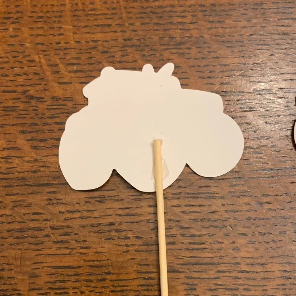 Green Tractor Cupcake Toppers